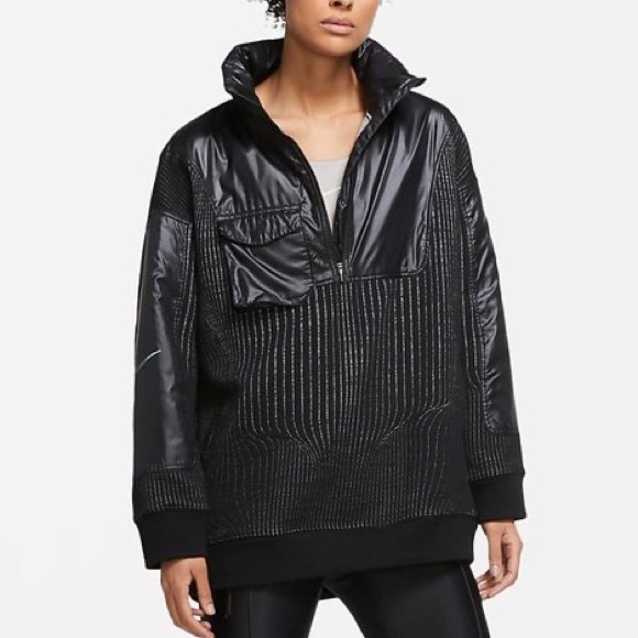 NWT Nike City Ready 1/4 Zip Training Jacket in Black Size Small - Picture 2 of 10